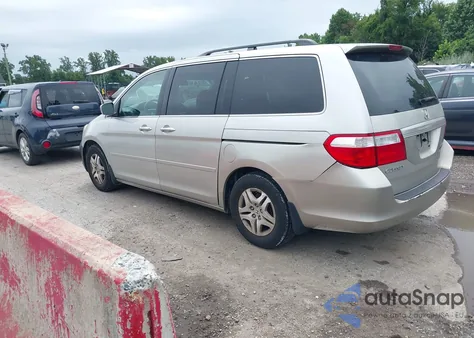 2007 Honda Odyssey Ex-L from USA, damaged, VIN 5FNRL38757B433469